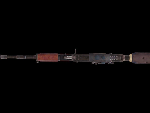 AK 74 customized 3D Model