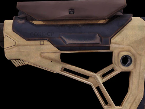AK 74 customized 3D Model