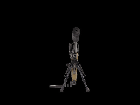 AWM Sniper Rifle 3D Model