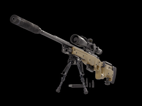 AWM Sniper Rifle 3D Model