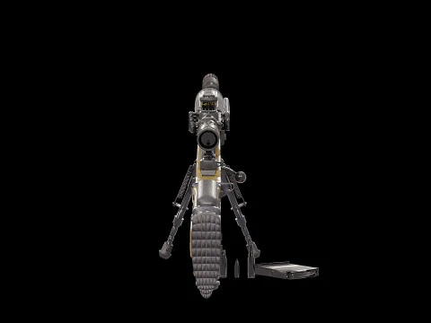 AWM Sniper Rifle 3D Model