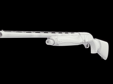 Beretta A400 Upland 3D Model