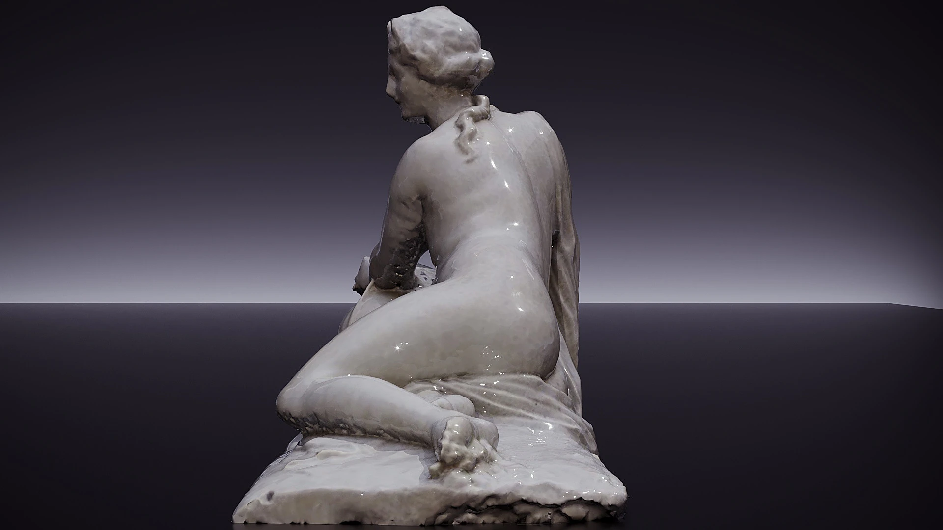 Amphitrite i louvre museum 3D Model .c4d .max .obj .3ds .fbx .stl .blend 