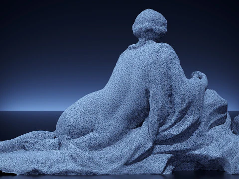 Amphitrite i louvre museum 3D Model