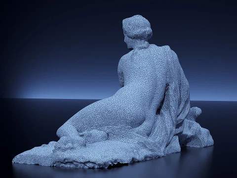 Amphitrite i louvre museum 3D Model