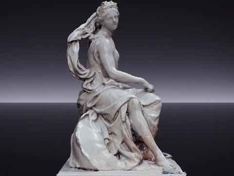 Amphitrite ii louvre museum 3D Model