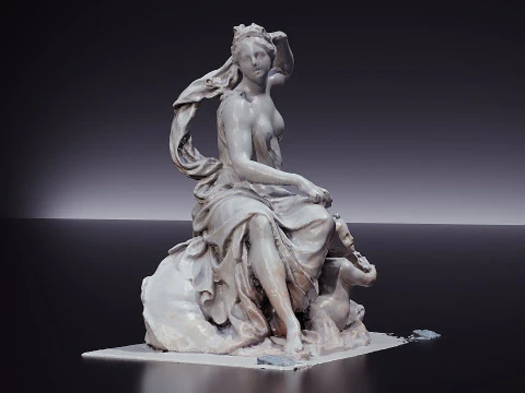 Amphitrite ii louvre museum 3D Model