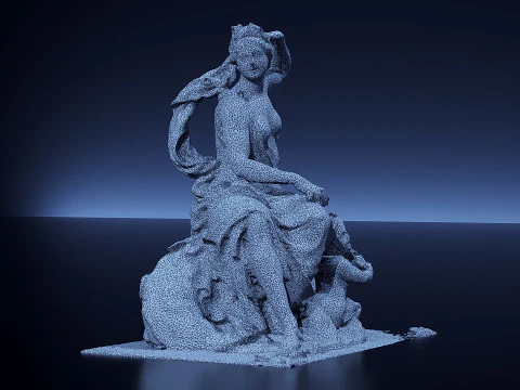 Amphitrite ii louvre museum 3D Model