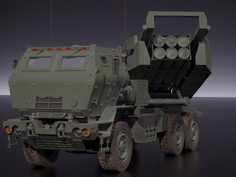 MLRS M142 HIMARS 3D Model