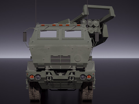 MLRS M142 HIMARS Model 3D