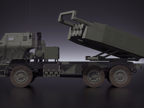 MLRS M142 HIMARS Model 3D