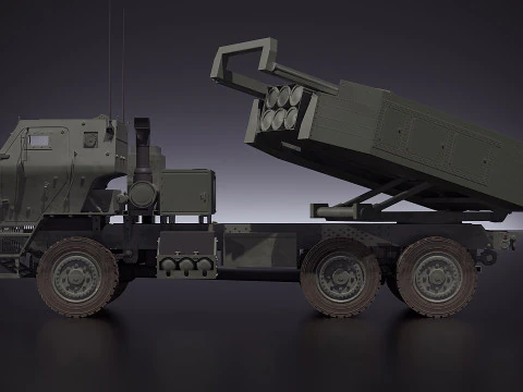 MLRS M142 HIMARS 3D Model
