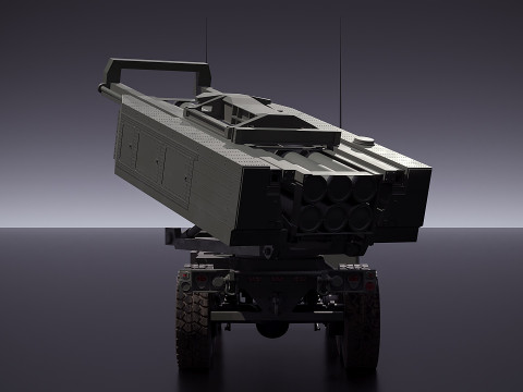 MLRS M142 HIMARS Model 3D