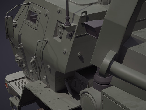 MLRS M142 HIMARS Model 3D