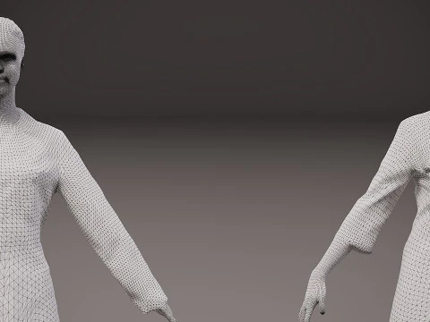 Healthcare workers x 5 00 3D Model