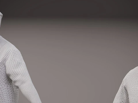Healthcare workers x 5 00 3D Model