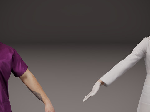 医护人员 x 5 02 3D 模型