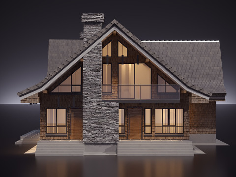 Moderne woning 3D Model