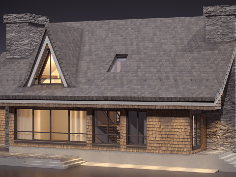 Modern house 3D Model