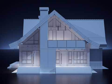 Modern house 3D Model
