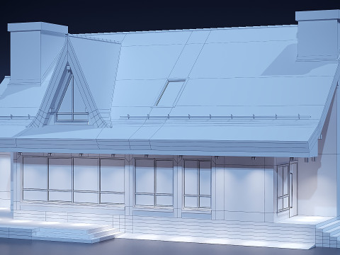 Modern house 3D Model