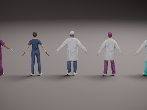 医护人员 x 5 03 3D 模型