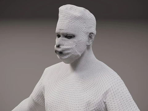 Healthcare workers x 5 03 3D Model