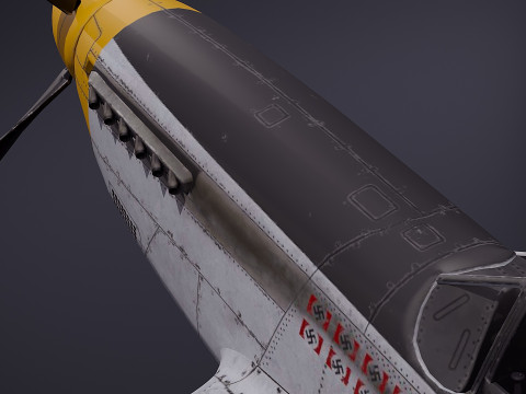 P51D Mustang 3D Model