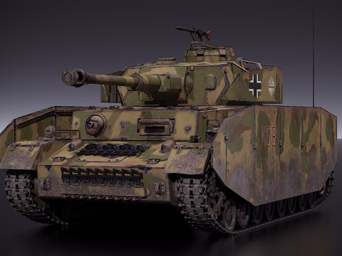 Panzerkampfwagen IV 3D Модель