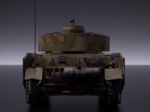 Panzerkampfwagen IV 3D Model