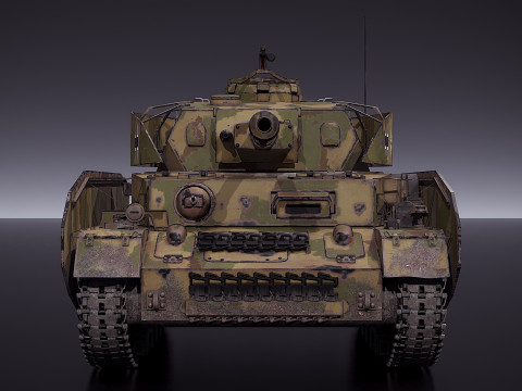 Panzerkampfwagen IV 3D Model