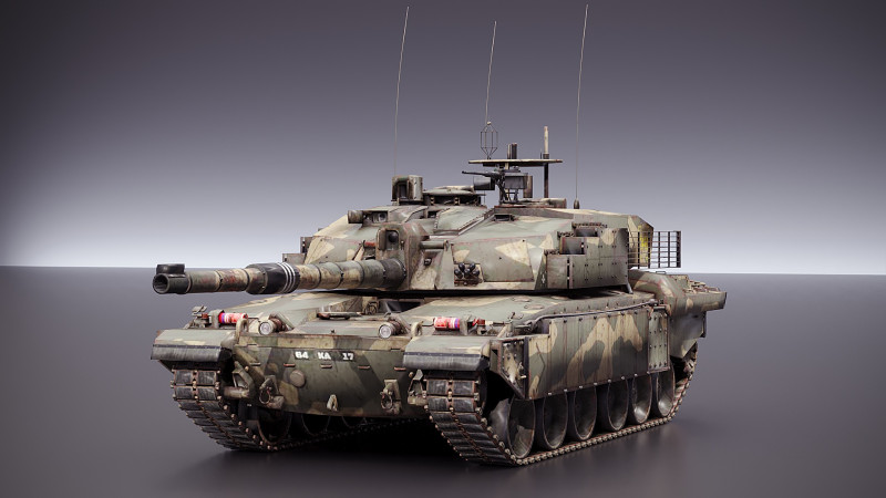Panzer-Herausforderer 3D Modell .c4d .max .obj .3ds .fbx .stl .blend 
