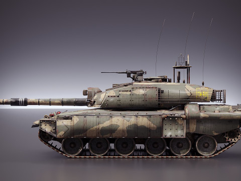 Panzer-Herausforderer 3D Modell