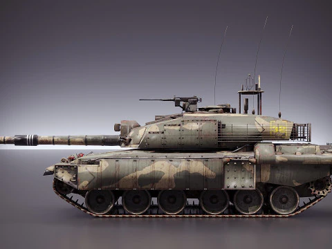 Tank Challenger 3D Model
