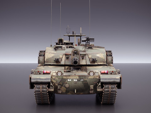 Panzer-Herausforderer 3D Modell