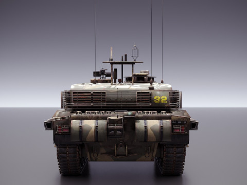 Panzer-Herausforderer 3D Modell