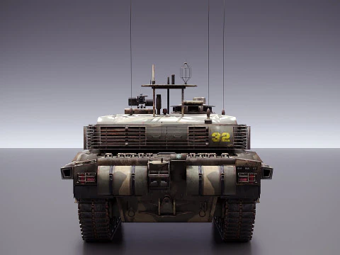 Tank Challenger 3D Model