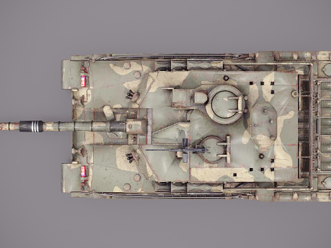 Panzer-Herausforderer 3D Modell