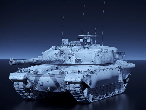 Tank Challenger 3D Model