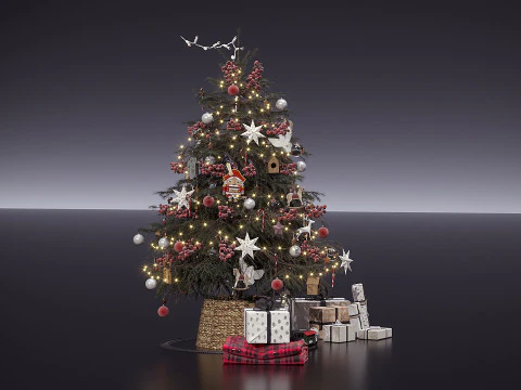 pohon Natal Model 3D