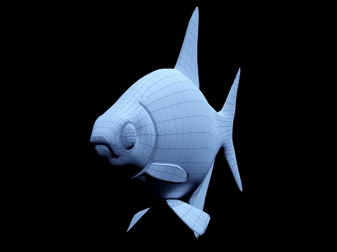 Atlantic fish 3D Model