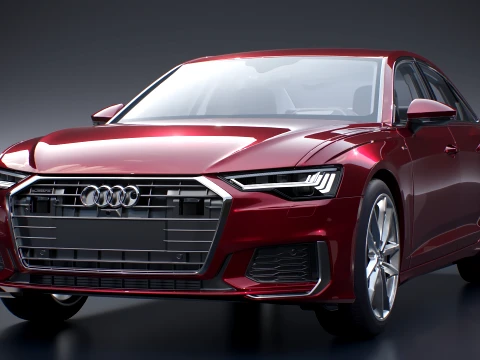 Audi A6 2019 3D Model