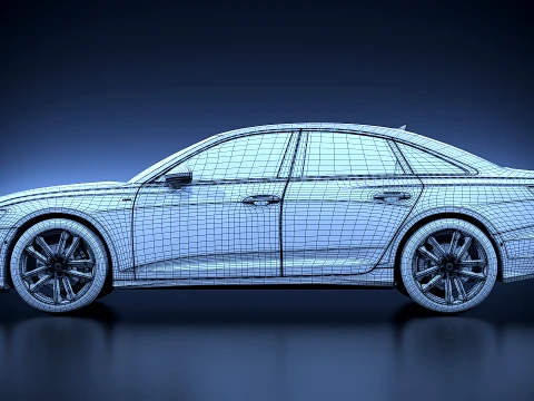 Audi A6 2019 3D Model