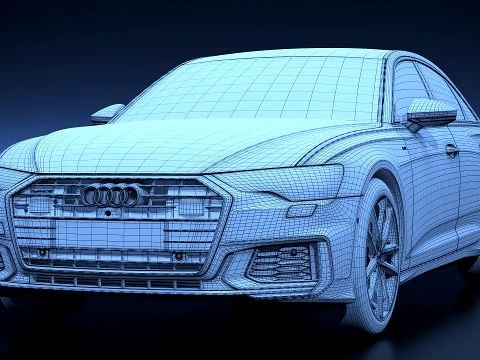 Audi A6 2019 3D Model