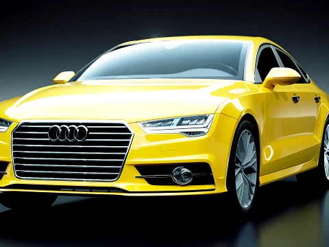Audi A7 2015 3D Model
