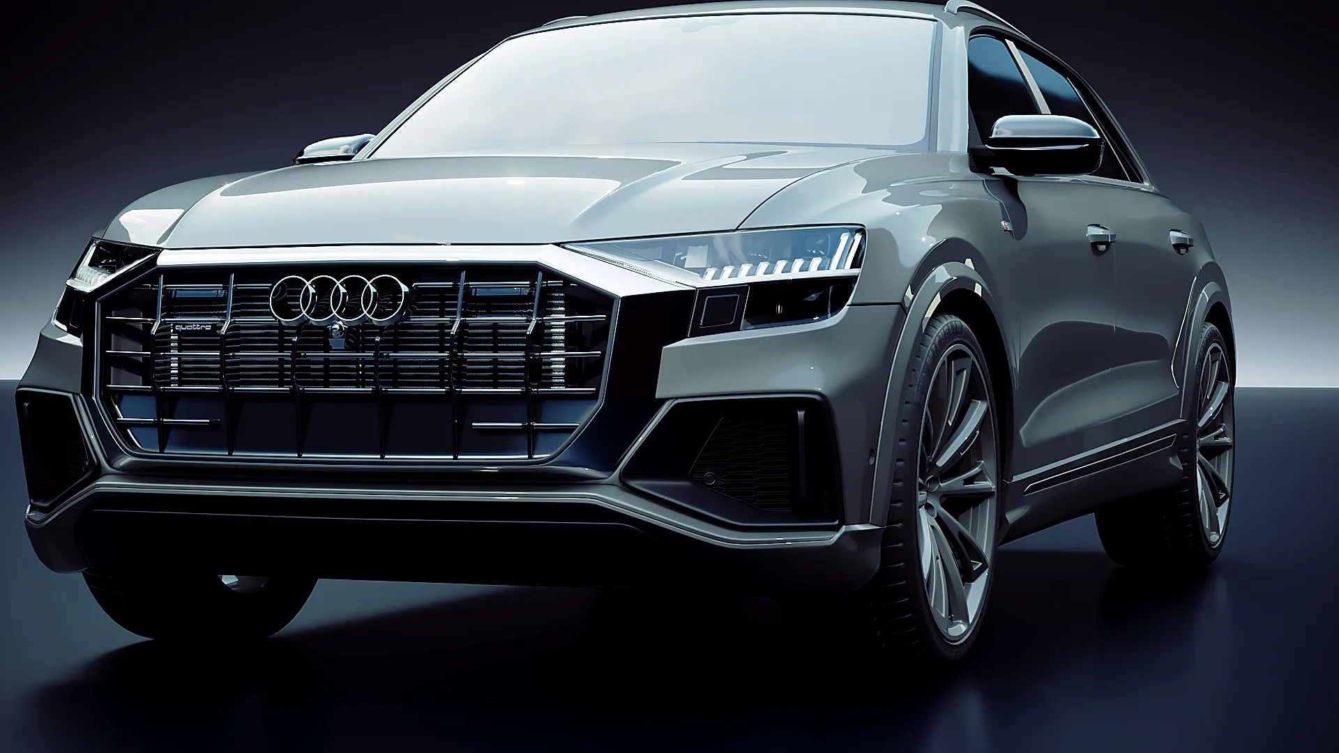 Audi Q8 2020 3D Model .c4d .max .obj .3ds .fbx .stl .blend 