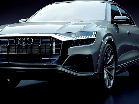 Audi Q8 2020 3D Model