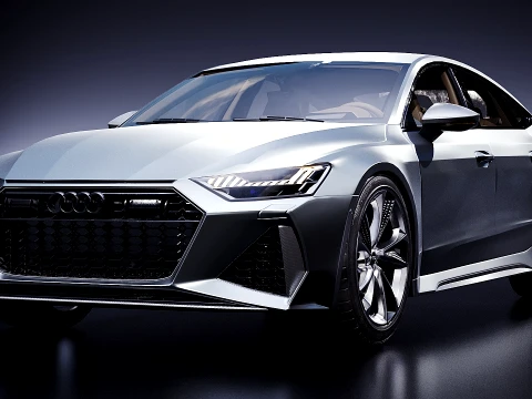 Audi RS7 Sportback 2020 Modelo 3D