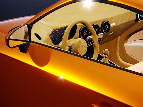 Audi TT 2015 3D Model