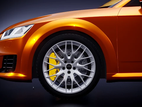 Audi TT 2015 3D Model